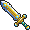 Espada Milagrosa en el inventario de Dragon Quest IV para DS.