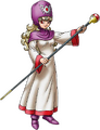 Ilustración de la Princesa de Arroyo Luna para Dragon Quest Tact.