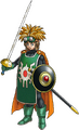 Ilustración del Príncipe de Cannock para Dragon Quest Tact.